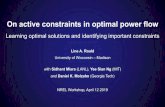 On active constraints in optimal power flow · 2019-06-06 · On active constraints in optimal power flow Learning optimal solutions and identifying important constraints Line A.