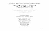 WATER QUALITY DATA EVALUATION AND … Monitoring...2 FINAL WATER QUALITY DATA EVALUATION AND INTERPRETATION Report to the NJDEP Science Advisory Board By the Water Quality and Quantity