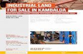 industrial land for sale in KAMBALDA · 2019-08-15 · for sale in KAMBALDA Developed Under LandCorp’s Regional Development Assistance Program (RDAP). BUILDING REGIONAL COMMUNITIES