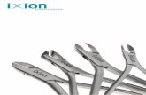contents · Ixion-instruments.com 5 ix920 Safe Cinch Plier ix921 Safe Cinches Pk 40 ix922 Safe Cinches Plier & 40 Cinches The Safe Cinch is a rounded, crimpable device which is fitted