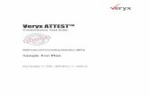 Sample Test Plan - Veryx Technologies · The Veryx ATTESTTM Bidirectional Forwarding Detection (BFD) Conformance test suite is designed to verify conformance of the Device under Test