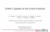 CODE’s Update of the Clock Products - Villiger.pdf · Slide 14 Astronomical Institute University of Bern PPP analysis of CODE’s MGEX clocks • PPP Clock test (5min, Station ZIM3)