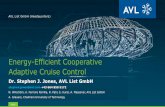 Energy-Efficient Cooperative Adaptive Cruise Control · Adaptive Cruise Control (ACC): Adapts speed based on distance to & speed of preceding vehicle, e.g. measured using on-board