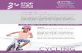 allpropt.com · low, cyclists may have to round their backs, thus putting strain on the neck and back. Tight hamstrings and/or hip flexor muscles can also cause cyclists to round