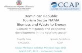 Dominican Republic Tourism Sector NAMA Biomass and Waste …ccap.org/assets/Dominican-Republic-Tourism-Sector-NAMA... · 2013-03-27 · Dominican Republic Tourism Sector NAMA Biomass