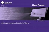 Liver Cancer - 2010 Report on Cancer Statistics in Alberta ... · 5 Cancer Care Cancer Surveillance Report on Cancer Statistics in Alberta Liver Cancer Summary Approximately 1 in
