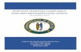 KeNTUCKY OLMSTEAD COMPLIANCE PLAN AND IMPLEMENTATION UPDATE · In 2015, the Cabinet for Health and Family Services updated the Olmstead Compliance Plan to further its commitment to