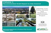 Invasive Plant Project - Portland.gov...Citywide Tree Policy Review and Regulatory Improvement Project 4 Volume 1 • Recommended Draft Report to City Council • December 2010 healthy