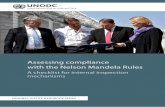 Assessing compliance with the Nelson Mandela Rules · 2017-11-02 · United Nations Standard Minimum Rules for the Treatment of Prisoners (the Nelson Mandela Rules). A truly updated