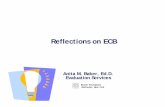 Reflections on ECB - Evaluative Thinking€¦ · Evaluation Capacity Building strategies including: • Translation of Bruner Foundation Evaluation Manuals and Training Session ...
