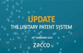 Update on the Unitary Patent System 20181130b · 2018-12-28 · Update on the Unitary Patent System 20181130b Created Date: 12/19/2018 3:30:35 PM ...