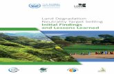 Land Degradation Neutrality Target Setting Initial ...catalogue.unccd.int/1217_newLDN_TSP_Initial_Findings_191108.pdf · substantive influence on the design of TPPs as well as on