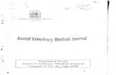 dssiut Vet. Med. Medicine... · Assiut Vet. Med. J. Vol. 43 No. 86, July 2000 with PGF2 a, The lSt service and total conception rates were observed to be 25 and 60%, respectively