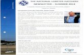 THE NINEVEH CHARITABLE TRUST | THE NINEVEH CHARITABLE … · 2017-11-02 · THE NATIONAL LOBSTER HATCHERY NEWSLETTER - SUMMER 2014 "A MARINE CONSERVATION, RESEARCH & EDUCATION CHARITY"
