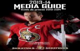COVER 1-22 personnel 2013-14 - NHL.comsenators.nhl.com/v2/ext/PDFs/2013-14_Ottawa... · 4 2013-14 Media Guide • Guide de presse 2013-2014 P E R S O N N E L • PERSONNEL • L E