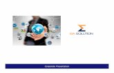 Corporate Presentation 1 · Project References Corporate Presentation / ©EIA-Solution 2020 15 End Customer Our Customer Project Location Project Description Tools/Technology Saint-Gobin