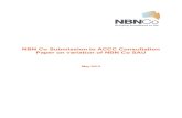 NBN Co Submission to ACCC Consultation Paper on variation of NBN Co SAU Co submission... · 2.3.2 Facilities Access Decisions ... Undertaking (SAU) on 4 April 2013and the concurrent
