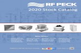 2020 Stock Catalog - R.F. Peck Co., Inc. - R.F. Peck Co., Inc....RG&D Accessories 7 . Roof Caps 14 . Roof Fans 10 . Variable Frequency Drives 19 . VAV’s & Coils 8 ... 12 550-780