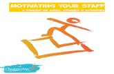 Motivating Your Staff Toolkit Phoenix - Tick Tock Training · Motivating Your Staff: Specific Ways to Reward Remember, little things go a long way. You can motivate staff on a shoestring