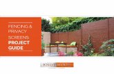 FENCING & PRIVACY SCREENS PROJECT GUIDE - FENCING 4 PERTH · Made from high-quality, marine grade, Australian aluminium and protected by an award winning, wood-grain, powder-coat