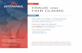 FRAUD AND FAIR CLAIMS - Affordable EducatorsAccident and health insurance fraud 20 Actuarial departments, purpose 9 Adjuster code of ethics 68 Adjuster fraud 36 Adjusters Code of ethics