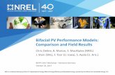 Bifacial PV Performance Models: Comparison and …npv-workshop.com/fileadmin/layout/images/Konstanz-2017/9...1 A. Asgharzadeh et al, Analysis of the impact of installation parameters