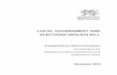 LOCAL GOVERNMENT AND ELECTIONS (WALES) BILL documents/pri-ld12877-em... · 3.4 We are in a new phase in the relationship between Welsh Government and local government, and between