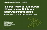 The NHS under the coalition government: Part two – NHS … · 2015-03-25 · The King’s Fund’s assessment of the coalition government’s record on NHS reform, published in