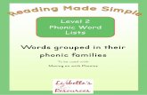 To be used with Moving on with Phonics...3 Daily Phonic Lesson Moving on With Phonics - Level 2 Every Day: 2. Then practice the phoneme flashcards from previous lessons - we are starting