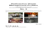 a Compilation of Data from the Net Enabled Waste Management … · 2008-12-16 · Radioactive Waste Management Profiles a Compilation of Data from the Net Enabled Waste Management