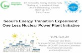 Seoul’s Energy Transition Experiment · 2019-11-27 · Seoul’s Energy Transition Experiment: One Less Nuclear Power Plant Initiative YUN, Sun-Jin Professor, Vice-Dean Graduate