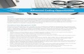 Advanced Coding Opportunities · for-Service reimbursements. Refer to the Centers for Medicare & Medicaid Services (CMS) Medicare Learning Network1 (MLN) for a complete understanding
