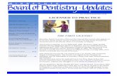 LICENSED TO PRACTICE Newsletter_tcm21-46157.pdf · transfer of knowledge. Stay tuned and stay involved in this future trend. In 2015 the Dental Board, with the Department of Health,