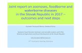 Joint report on zoonoses, foodborne and …...Joint report on zoonoses, foodborne and waterborne diseases in the Slovak Republic in 2008 1. Salmonella spp. 24. Lyssavirus 2. Escherichia