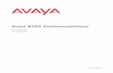 Avaya B169 Konferenztelefone - THM...C Avaya B169 Konferenztelefone Handbuch the Software at any given time. A “Unit” means the unit on which Avaya, at its sole discretion, bases