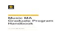 Music MA Graduate Program Handbook · Dissertation Approval Form is also available in the Thesis and Dissertation Services site. The College of Graduate Studies offers several thesis