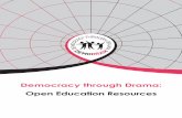 Democracy through Drama: Open Education Resources · Erasmus+ Programme of the European Union Table of contents ... Democracy through Drama Open Education Resources Democracy through