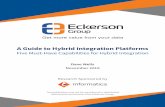 Eckerson Group: A Guide to Hybrid Integration Platforms · A Guide to Hybrid Integration Platforms Executive Summary Integration and Data Management complexities have increased substantially