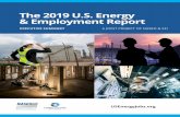 The 2019 U.S. Energy & Employment Report · BLS second quarter employment data, whereas the report on 2016 report uses BLS first quarter employment data. Energy employment growth