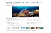Lionfish Response Management Plan Update · Norm Gustafson, CORE Foundation Deep Diver Team Zandy Hillis-Starr, National Park Service . ... Public forums and planning workshops were