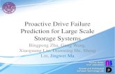 Proactive Drive Failure Prediction for Large Scale Storage ... · PDF file • SMART alone – Failure detection rate of 3- 10% with 0.1% false alarm rate (FAR) • Our methods –