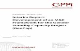 Andrea Binder / Jan Martin Witte Interim Report: …...Andrea Binder / Jan Martin Witte Interim Report: Development of an M&E Framework for the Gender Standby Capacity Project (GenCap)