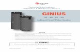 Technical Specifications Installation & Maintenance Manual GINIUS · 2019-07-09 · Revision date : 05/30/18. A1005435 - 661A4000 • C. Technical Specifications. Installation & Maintenance