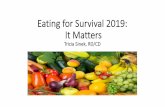 Eating for Survival - Pierce County Cancer Survivorship ... Anti-cancer Anti-angiogenesis Anti-aging
