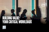 Building value: your critical workloads...If you’re using a compute-optimized EC2 C instance, which AWS recommends for science and engineering applications, you can cut the core