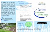 Cape corals ferilizer ordinance Ordinance brochure 2014.pdf · Cape corals ferilizer ordinance Author: harry phillips Created Date: 11/13/2014 3:54:03 PM ...
