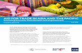 Aid for Trade in Asia and the Pacific: Promoting Economic ......2005, Aid for Trade (AfT) disbursements to developing Asia1 nearly tripled, reaching an average of $13.9 billion for