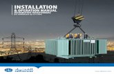 INSTALLATION - Alfanar · 2019-11-24 · Distribution transformers are shipped ‘ready for installation’, which means they are filled with the insulating liquid and with accessories