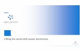Lifting the world with power electronics · Design, manufacture and commercialization of high efficient bidirectional DC/DC converters 2 EnergyStorage Systems DC grids Ultracapacitors