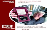 The all in one, high-tech, multi-tool, handheld gas analyzer · The all in one, high-tech, multi-tool, handheld gas analyzer : ·Flue gas analyzer with real-time combustion calculation